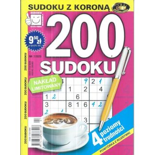 200 sudoku z KORONĄ nr 7/2025, KORONA