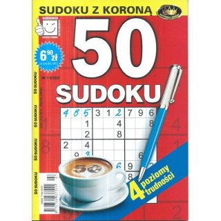 50 sudoku z KORONĄ nr 7-8/2025, KORONA