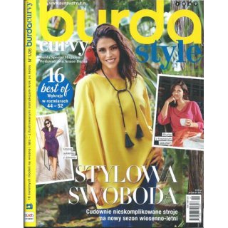 Burda Curvy nr 1/2026 - Stylowa swoboda + wykroje 