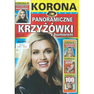 Panoramiczne krzyżówki z humorem nr 5/2022, KORONA