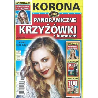 Panoramiczne krzyżówki z humorem nr 8/2025, KORONA