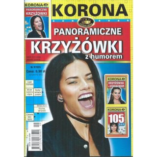 Panoramiczne krzyżówki z humorem nr 9/2025, KORONA