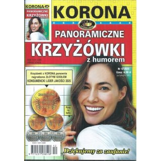 Panoramiczne krzyżówki z humorem nr 12/2025, KORONA