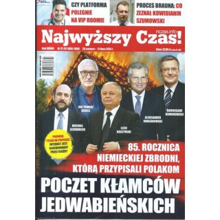 Najwyższy Czas nr 27-28/2026 - Poczet kłamców