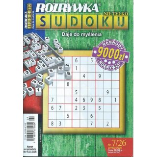 Rozrywka nie tylko sudoku nr 7/2026 lipiec