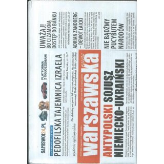 Warszawska gazeta nr 27/2026 - Antypolski sojusz...