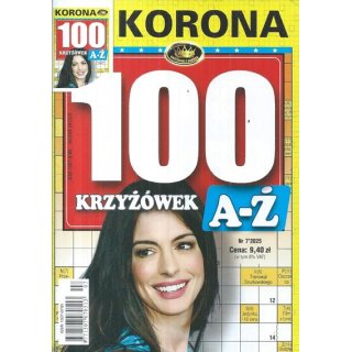 100 krzyżówek A-Ż z KORONĄ nr 7/2025, KORONA