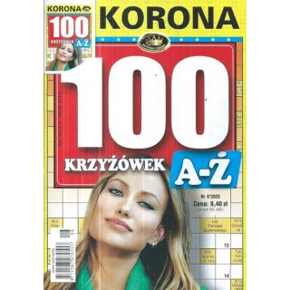 100 krzyżówek A-Ż z KORONĄ nr 8/2025, KORONA