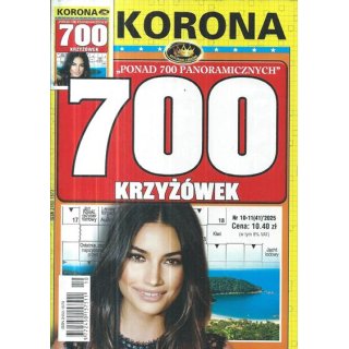 700 krzyżówek z KORONĄ nr 10-11/2025, KORONA