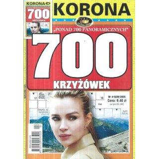 700 krzyżówek z KORONĄ nr 4-5/2025, KORONA