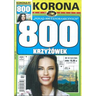 800 krzyżówek z KORONĄ nr 10-11/2025, KORONA