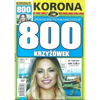 800 krzyżówek z KORONĄ nr 7-8/2025, KORONA