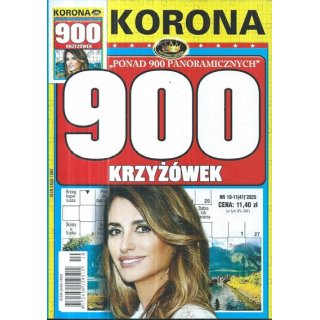 900 krzyżówek z KORONĄ nr 10-11/2025, KORONA