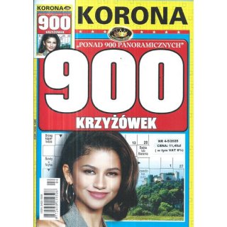 900 krzyżówek z KORONĄ nr 4-5/2025, KORONA