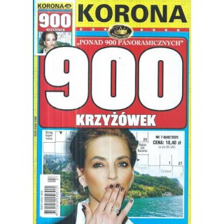 900 krzyżówek z KORONĄ nr 7-8/2025, KORONA