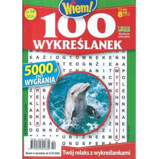 100 Wykreślanek Wiem! nr 14/2026 lipiec