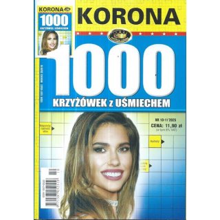 1000 krzyżówek z uśmiechem 10-11/2025 KORONA