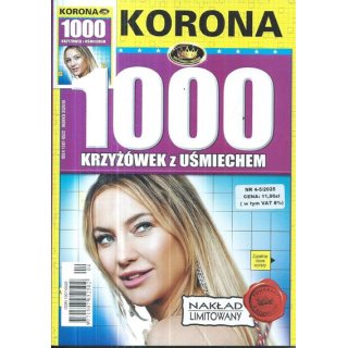 1000 krzyżówek z uśmiechem 4-5/2025 KORONA