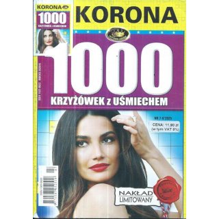 1000 krzyżówek z uśmiechem 7-8/2025 KORONA