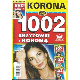 1002 krzyżówki z KORONĄ nr 11-12/2025 Seria V, KORONA