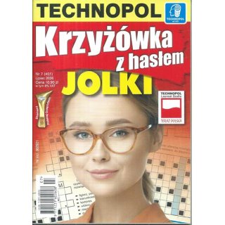 Krzyżówka z hasłem Jolki nr 7/2026 (451) lipiec