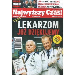 Najwyższy Czas nr 29-30/2026 - Tym lekarzom już dziękujemy