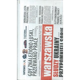 Warszawska gazeta nr 29/2026 - Słudzy Ukrainy