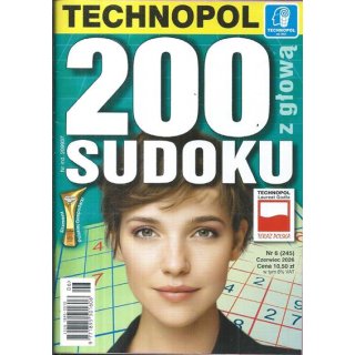200 sudoku z głową nr 6/2026 (245) czerwiec