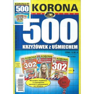 500 krzyżówek z uśmiechem 7-8/2025 KORONA