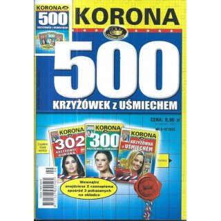 500 krzyżówek z uśmiechem 9-10/2025 KORONA