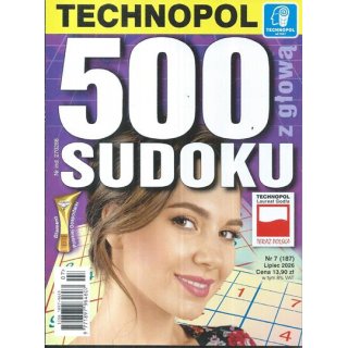 500 sudoku z głową nr 7/2026 (187) lipiec
