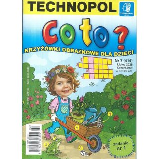 Co to? Krzyżówki obrazkowe dla dzieci nr 7/2026 (414) lipiec