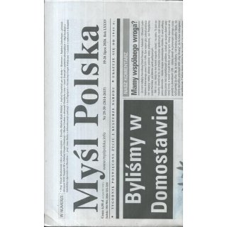 Myśl Polska 29-30/2026 - Byliśmy w Domostawie