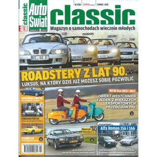 Auto Świat Classic nr 3/2026 (czerwiec - lipiec) - Roadstery z lat 90