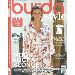 Burda Style nr 7/2026 - Moda kocha słońce + wykroje