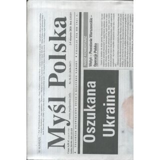 Myśl Polska 31-32/2026 - Oszukana Ukraina