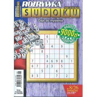 Rozrywka nie tylko sudoku nr 8/2026 sierpień