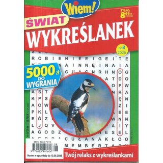 Świat wykreślanek Wiem! nr 8/2026 sierpień