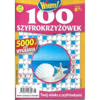 100 Szyfro Krzyżówek Wiem! nr 8/2026 sierpień