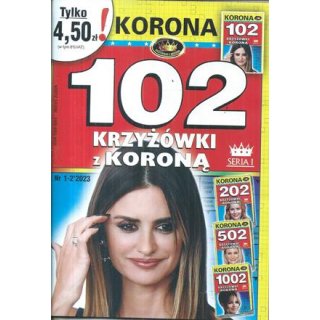 102 krzyżówki z KORONĄ nr 1-2/2023 Seria I, KORONA