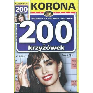 200 krzyżówek z KORONĄ nr 5-6/2022 Program TV wydanie specjalne, KORONA