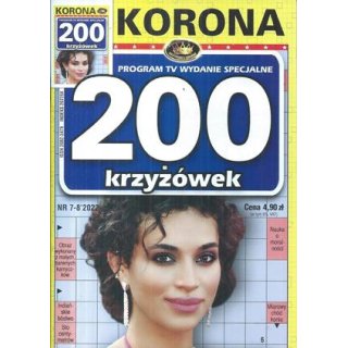 200 krzyżówek z KORONĄ nr 7-8/2022 Program TV wydanie specjalne, KORONA