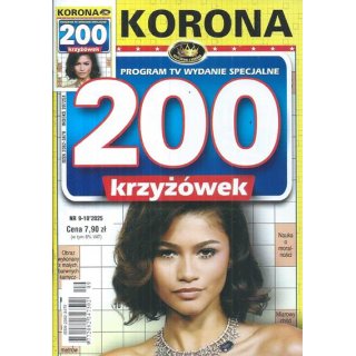 200 krzyżówek z KORONĄ nr 9-10/2025 Program TV wydanie specjalne, KORONA