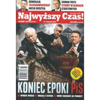 Najwyższy Czas nr 33-34/2026 - Koniec epoki PiS