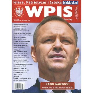Wpis - Wiara Patriotyzm Sztuka nr 6/2026 - Karol Nawrocki