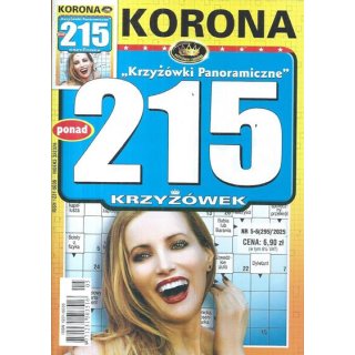 215 krzyżówek panoramicznych z KORONĄ nr 5-6/2025 Krzyżówki Panoramiczne, KORONA