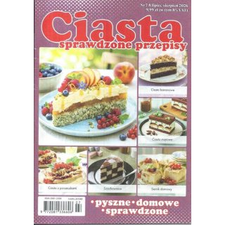 Ciasta sprawdzone przepisy nr 7-8/2026 (lipiec - sierpień) - Pyszne...