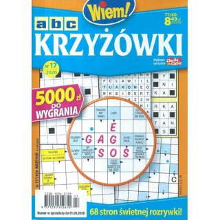 Krzyżówki ABC nr 17/2026 Wiem! wrzesień