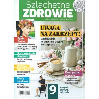 Szlachetne Zdrowie nr 8/2026 sierpień (90) - Uwaga na zakrzepy!