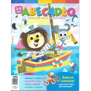 ABECADŁO nr 8/2026 (sierpień) - Miesięcznik dla przedszkolaków
